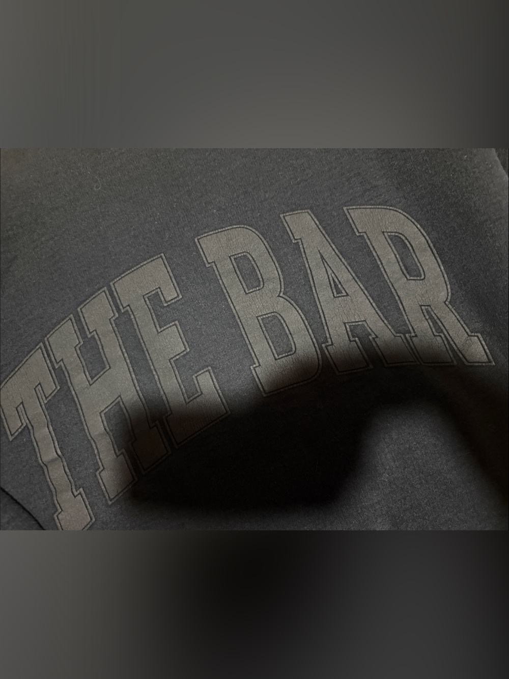 The Bar varsity crewneck|Size M|Black - Picture 3 of 4